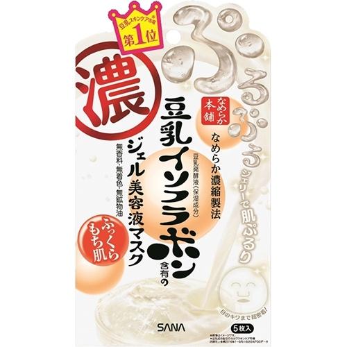 サナ なめらか本舗 豆乳イソフラボン含有のジェル美容液マスク 5枚入×6