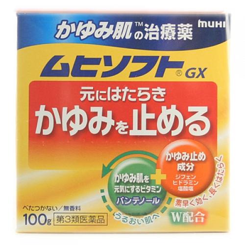 第3類医薬品】かゆみ肌の治療薬 ムヒソフトGX 100g【セルフメディ