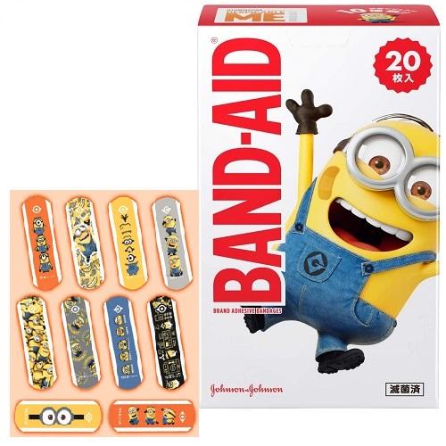 ジョンソン&ジョンソン バンドエイド ミニオンズ 20枚 : くすりの
