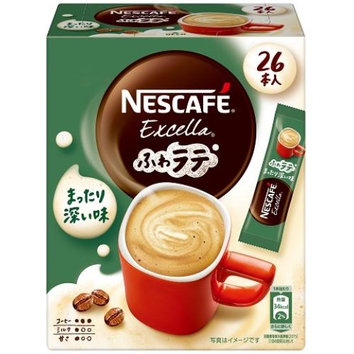 ネスカフェふわラテ まったり深い味 ネスレ ネスカフェ エクセラふわラテ まったり深い味 26本 : くすりの