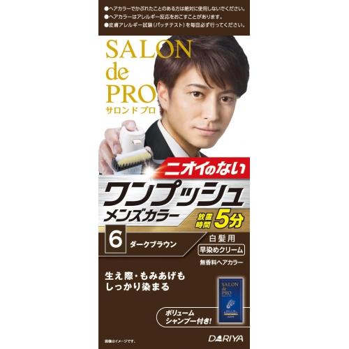 医薬部外品】サロンドプロ ワンプッシュメンズカラー 6 ダークブラウン