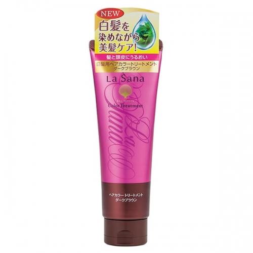 La Sana ラサーナ ヘアカラートリートメント　ダークブラウン 5本 ラサーナ ヘアカラートリートメント ダークブラウン 180g : くすりの