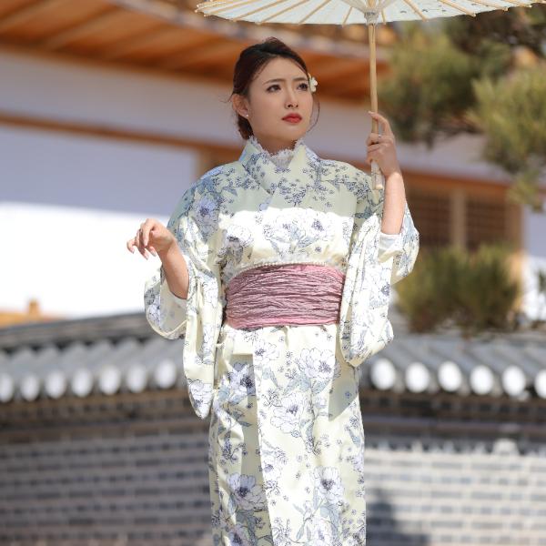 浴衣 セット 浴衣帯セット 女性用浴衣 花柄 ゆかた かわいい