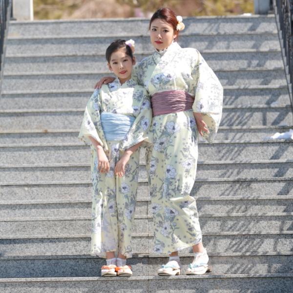 utatatane 花柄 浴衣・帯セット 楽天市場】【utatane 高級変わり織 浴衣3点セット レトロ