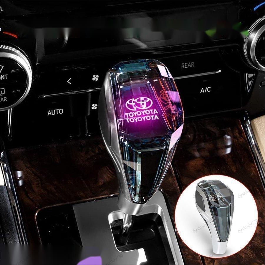 高品質トヨタ シフトレバー ノブ ギア 汎用 自動車用LEDハンドボールクリスタルシフトノブシフトレバー トヨタカローラ トヨタカムリ トヨタ