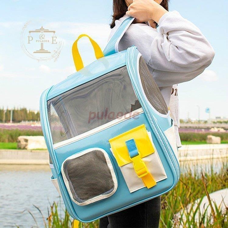 安い販売中 ペット用品 ペットグッズ キャリーケース キャリーバッグ お散歩 リュック エナメル風 カラフル ブルー イエローホテルライク きれい 愛犬 可愛い ネット限定 超特価セール Ssl Daikyogo Or Jp