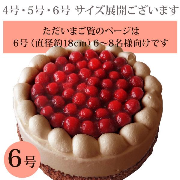 母の日 2024 プレゼント スイーツ ケーキ 誕生日 チョコレートケーキ チョコケーキ 木苺ショコラショートケーキ6号（おのし・包装不可） お取り寄せ スイーツ｜lafamille｜06