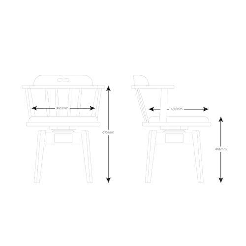 【関家具】【nora.／ノラ】 Loacker(ローカー)回転ダイニング チェア【布座】幅56cm×奥行54cm×高さ73cm【座面高：44.1cm】椅子 チェアー ダイニング リビング｜lafan-s｜04