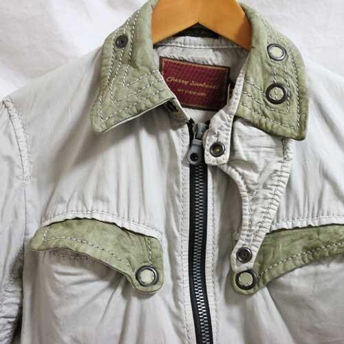 納期3 5日営業日出荷 楽天会員特別価格 チェリーサンバースト 製品染めレザーコンビ二枚仕立てブルゾン ジーンズ メンズ ダメージ ジーンズ ストレッチ ジ Bl3s 003 革 財布 バッグ専門店 ラファン 通販 Yahoo ショッピング