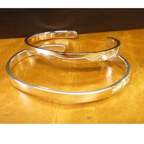 CrazyCloud エンドアラベスクプレーンバングル(ピンクシルバー製) アクセサリー レディース プレゼント goro's 継承 CC-B032 ビンテージ メンズアクセサ…