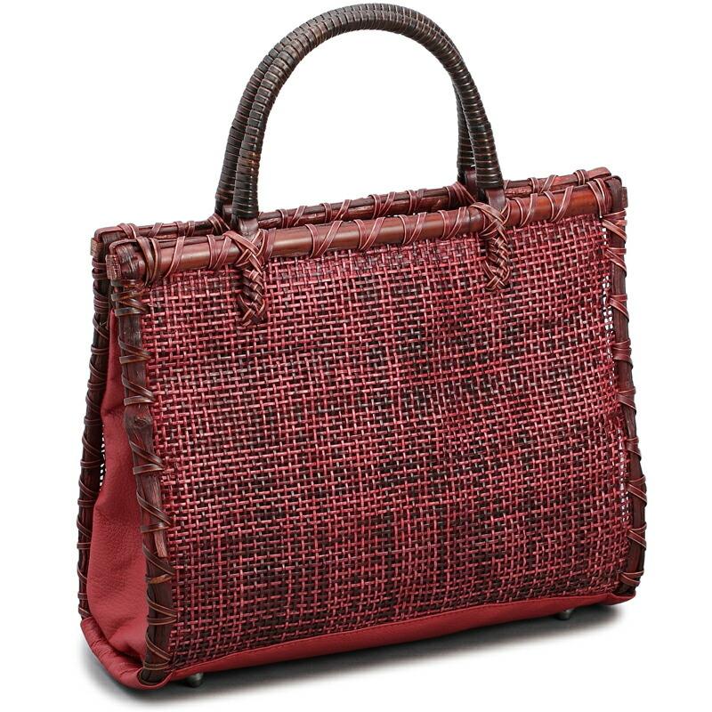即納 納期約3日 藤 四つ目編みバッグ 赤 緑 紐手 手提げバッグ 匠 Chikuen 箱入れ 竹工房オンセ 毛利健一作 フォーマル 和 バッグ バック カゴバッグ Tiku4126 革 財布 バッグ専門店 ラファン 通販 Yahoo ショッピング