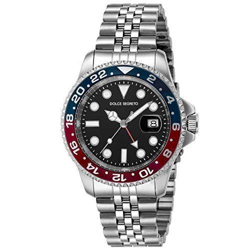売れ筋介護用品も！ セグレート ドルチェ 腕時計 [ドルチェセグレート] GMT シルバー メンズ GMT400-BURD 腕時計