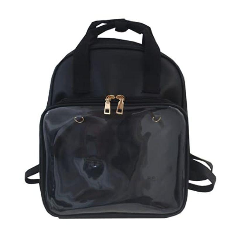 Hargio 痛バッグ 痛バ リュック 痛リュック リュックサック 見せバッグ 透明 おたく オタクバッグ 痛バック ブラック Lafee 通販 Yahoo ショッピング