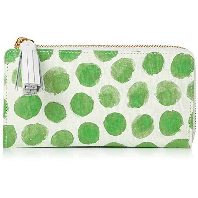黒 桜古典 ハレルヤ 本革 L字ファスナー長財布 レディース ドット 水玉 グリーン Tow003 Lime Hanagrocare Com