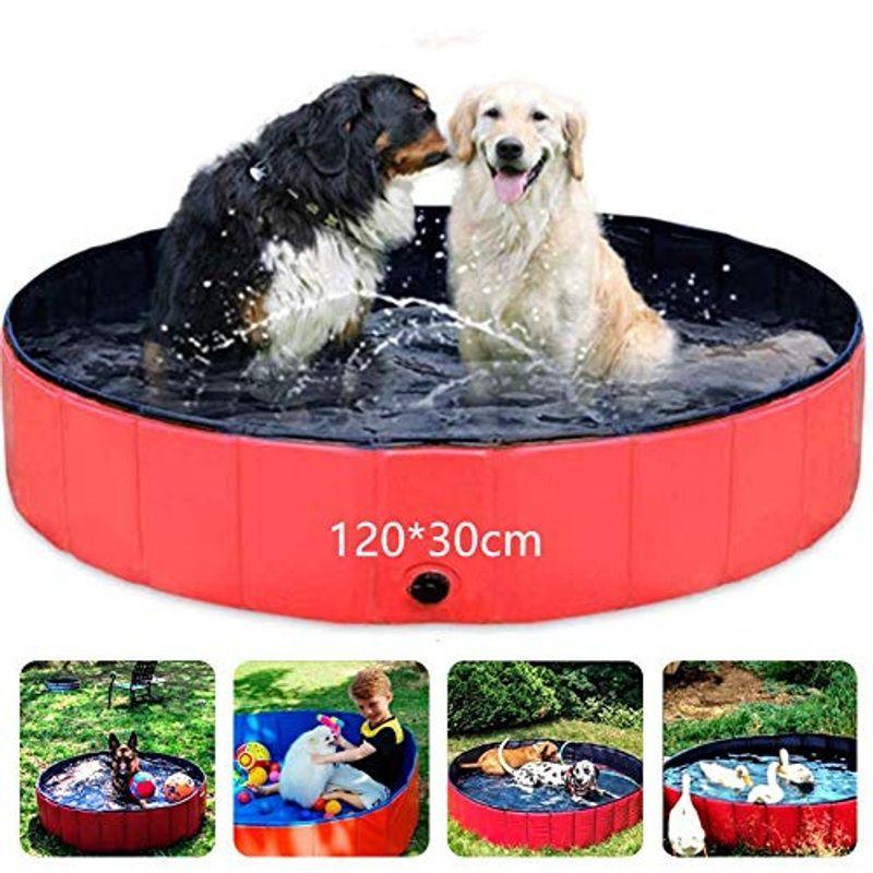 Best Fire ペット用バスプール ペット用バスタブ ペットプール Pvc素材 折り畳み 収納便利