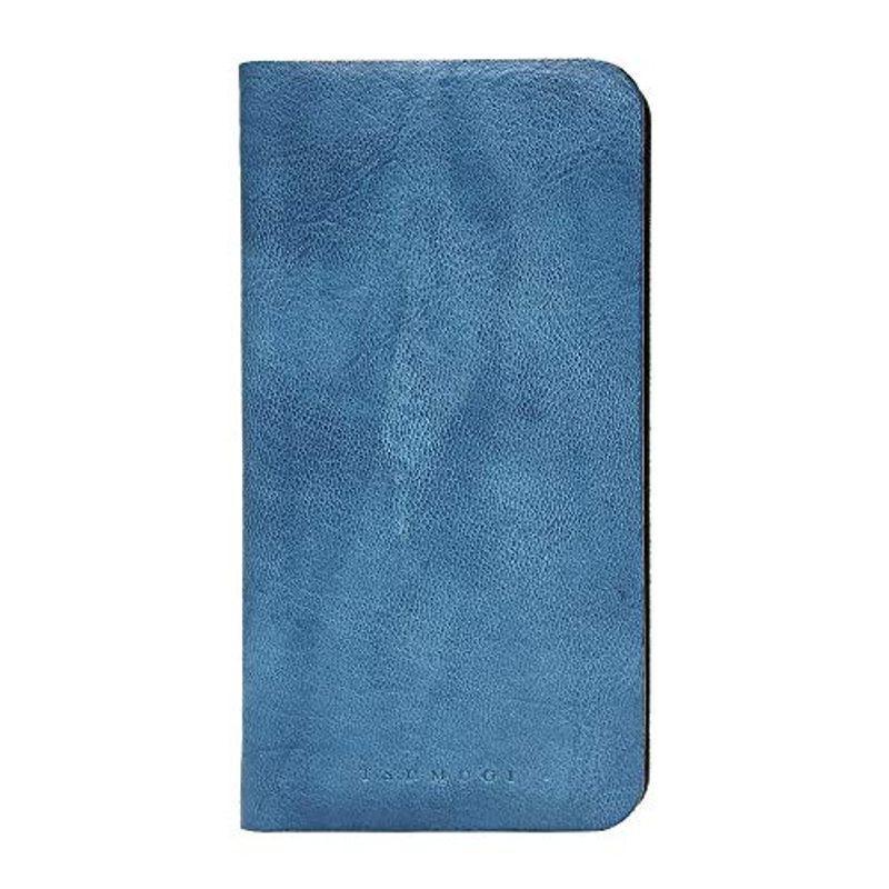 低価格の iPhoneXS iPhoneケース ( 濃藍（こいあい）CollaBorn (ツムギ) TSUMUGI 本革/藍染/カード収納 (手帳型) iPhone用ケース