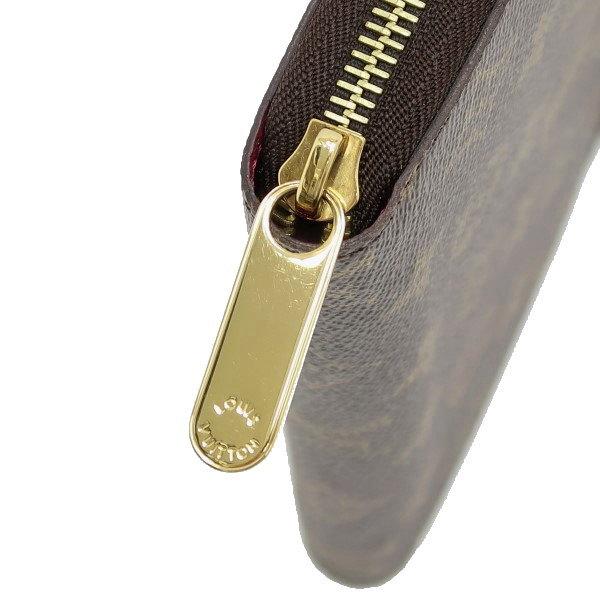 ルイヴィトン 長財布 モノグラム ジッピー・ウォレット フューシャ  