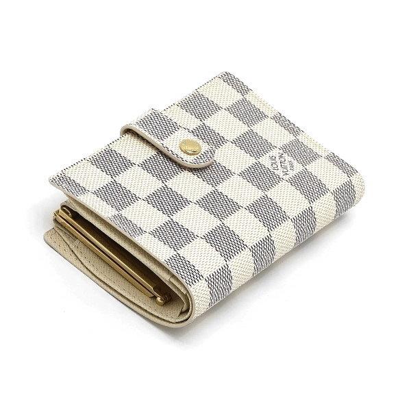LOUIS VUITTON ルイヴィトン がま口財布 ダミエ・アズール ポルト モネ 