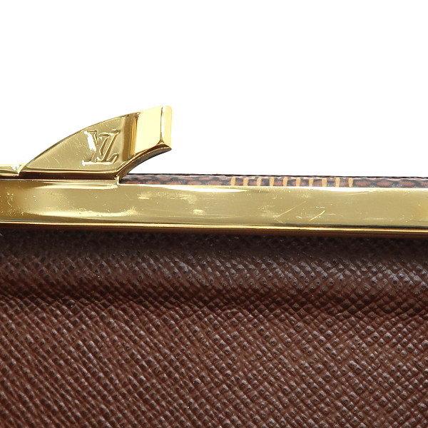 LOUIS VUITTON ルイヴィトン がま口財布 ダミエ ポルト モネ