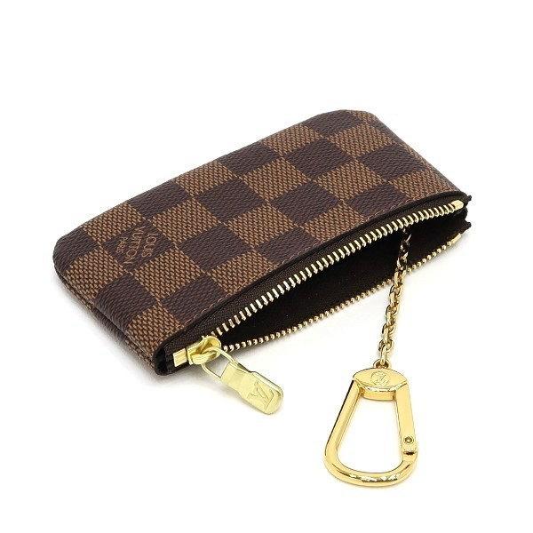 ケース ルイヴィトン ポシェットクレ ダミエ 小銭入れ キーケース カード LOUIS VUITTON（ルイ・ヴィトン） 小銭入れ兼用キーケース ダミエ