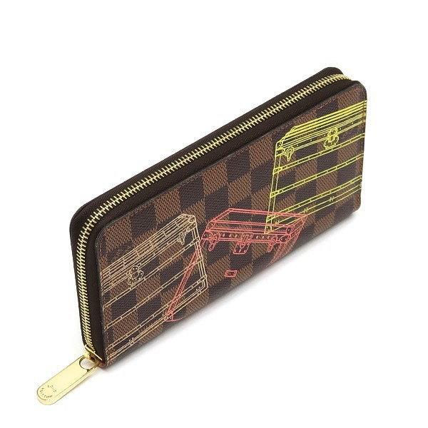 LOUIS VUITTON（ルイ・ヴィトン） 長財布 ダミエ・トランク ジッピー