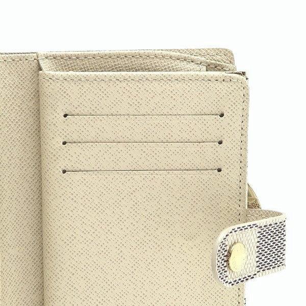 ルイヴィトン LOUIS VUITTON 二つ折り財布 ポルトモネ ビエ ヴィエノワ ダミエアズールキャンバス ダミエアズール ゴールド金具 がま口 N61676 MI1059【中古】 LOUIS VUITTON（ルイ・ヴィトン） がま口財布 ダミエ・アズール ポルト