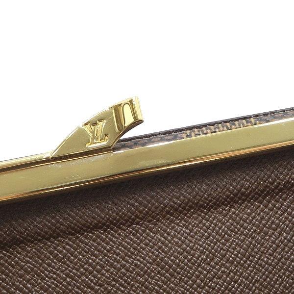LOUIS VUITTON（ルイ・ヴィトン） がま口財布 ダミエ ポルト モネ 