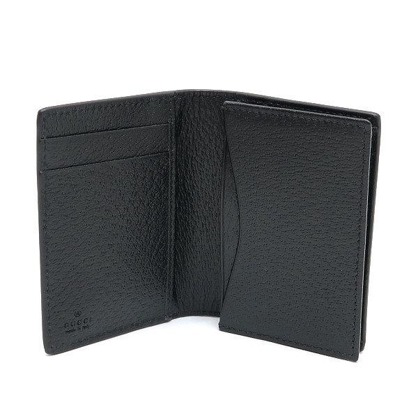 超極美品】GUCCI ディスカウント コイン&パスケース GGマーモント 黒