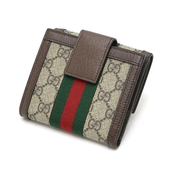Bランク【グッチ】GGフレンチフラップウォレット/オフディア/523173/財布/GGスプリーム/GUCCI【中古】 楽天市場】グッチ フレンチフラップウォレット 523173 オフィディアGG