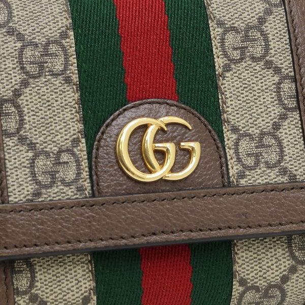 Ophidia グッチ GGウォレット オフィディア GGスプリーム ベージュ  