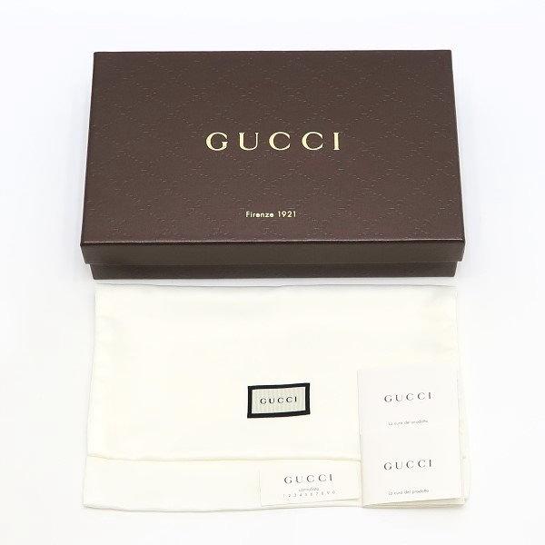 グッチシマ グッチ ショルダー付きウォレット クラッチバッグ 長財布