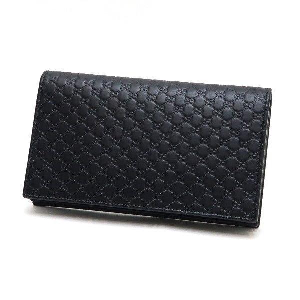 グッチ GUCCI グッチシマ 長財布 GGレザー ブラック グッチシマ グッチ ショルダー付きウォレット クラッチバッグ 長財布