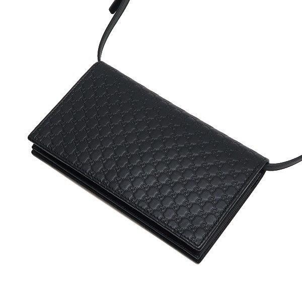グッチシマ グッチ ショルダー付きウォレット クラッチバッグ 長財布