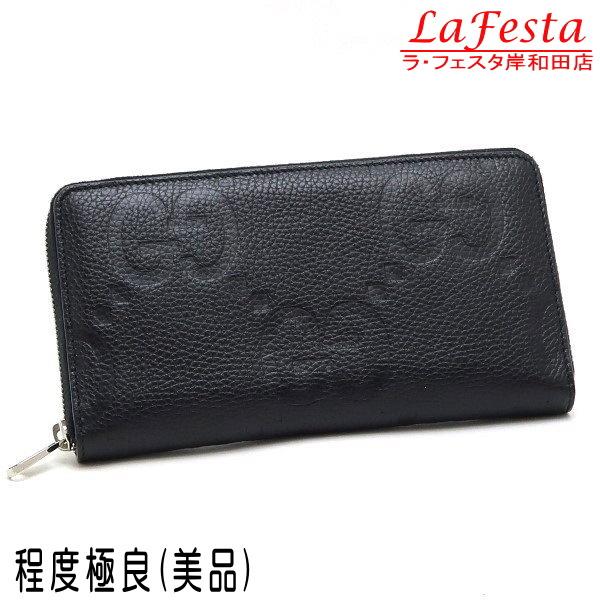 GUCCI グッチ 長財布 ジップアラウンドウォレット ジャンボGG