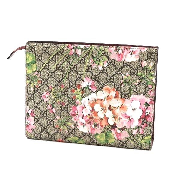 GUCCI GGスプリーム　レザー　ポーチ　セカンドバッグ　クラッチバッグ GUCCI（グッチ） クラッチバッグ セカンドバッグ ポーチ GGスプリーム