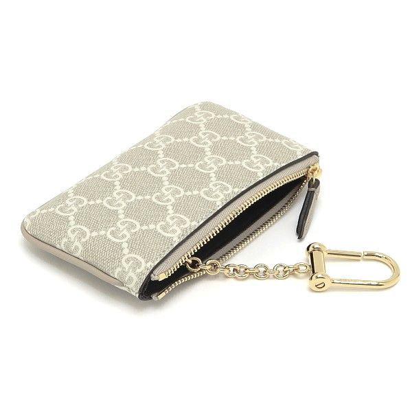 GUCCI　GGスプリーム　ケース　キーリング付ケース GUCCI グッチ キーケース キーリング付きコインケース GG