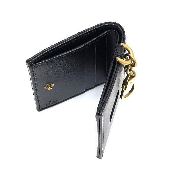 GUCCI キルティング 2つ折り ウォレット GUCCI（グッチ） 【並行輸入品】 アウトレット 財布 二つ折り ダブルG