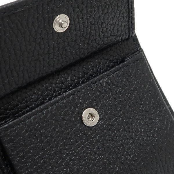 GUCCI（グッチ） 2つ折り財布 コインウォレット ロゴエンボス レザー