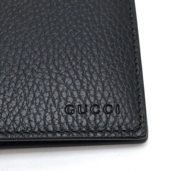 GUCCI グッチ 2つ折り財布 2つ折りウォレット 小銭入れなし ブレイン  