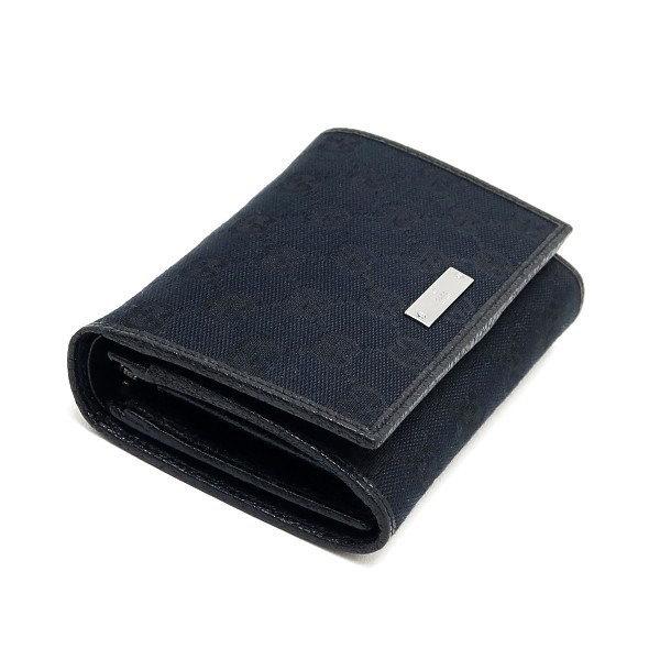 GUCCI（グッチ） コンパクトウォレット 2つ折り財布 GGキャンバス