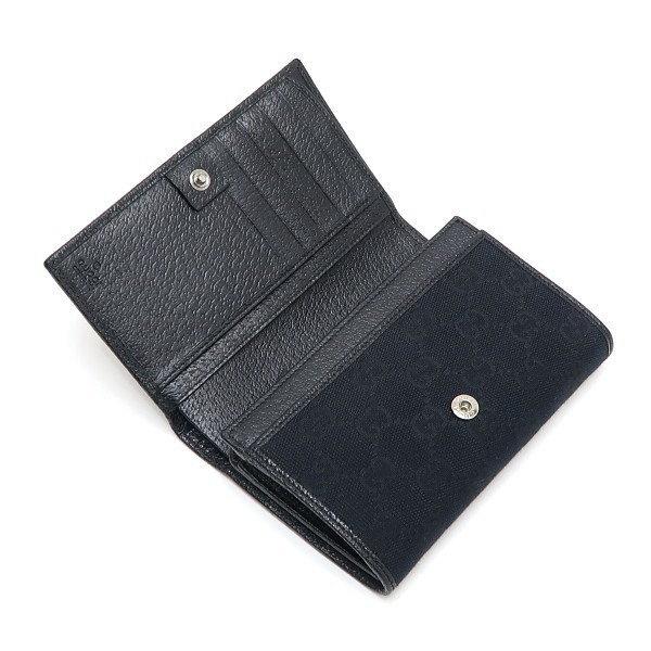 GUCCI（グッチ） コンパクトウォレット 2つ折り財布 GGキャンバス