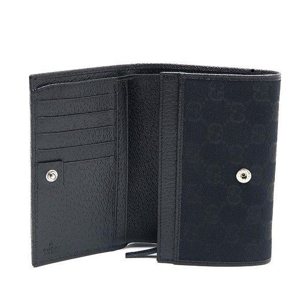 GUCCI（グッチ） コンパクトウォレット 2つ折り財布 GGキャンバス