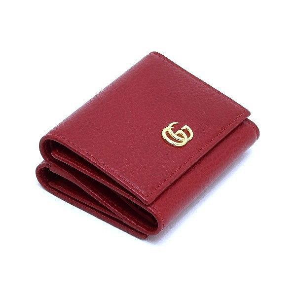 GUCCI（グッチ） コンパクト財布 3つ折りウォレット プチマーモント