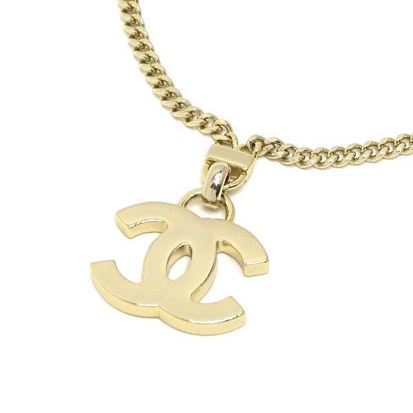 CHANEL（シャネル） ネックレス ブラック ココ ライトゴールド