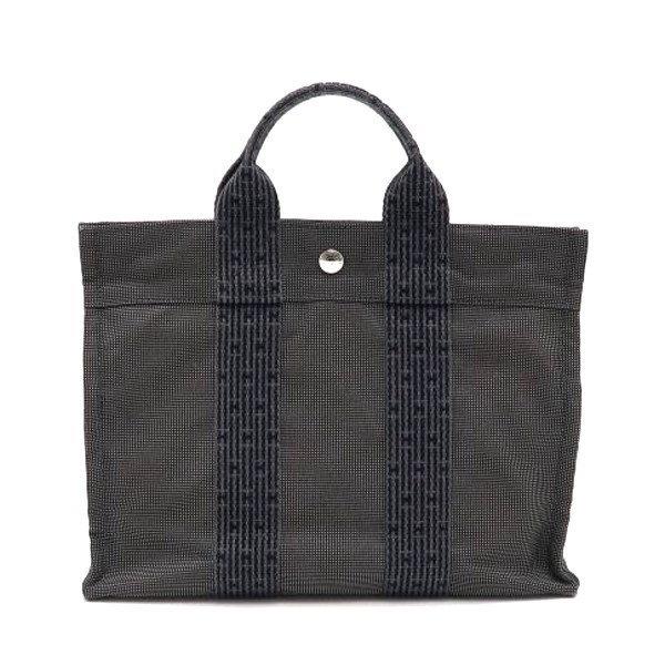 エルメス ハンドバッグ エールライン トートPM グレー つまみ小 中古（程度極良） | エールライン | 01