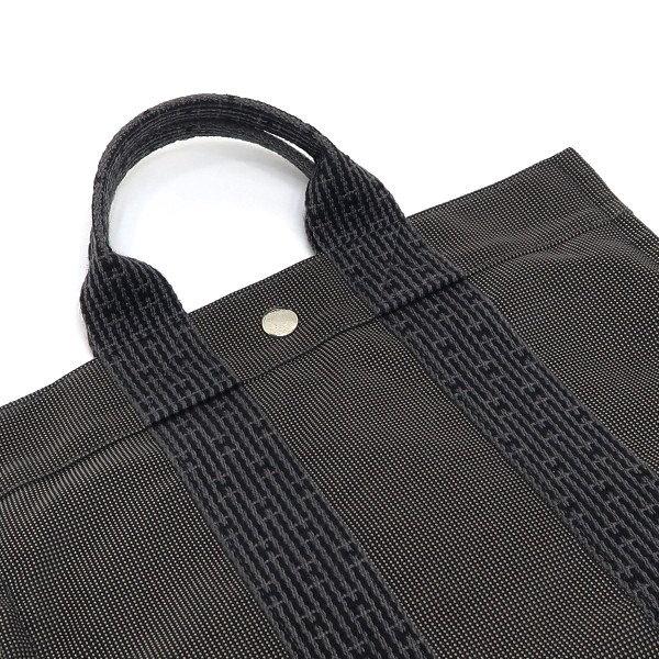 エルメス ハンドバッグ エールライン トートPM グレー つまみ小 中古（程度極良） | エールライン | 04