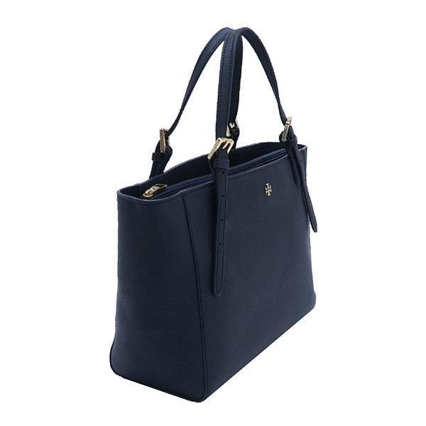 TORY BURCH（トリーバーチ） トートバッグ レザー ダークネイビー系