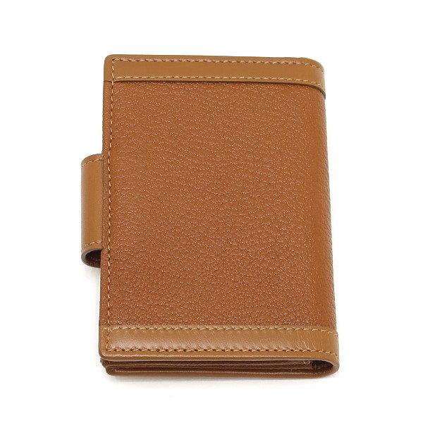 ✨新品✨BVLGARI ブルガリ ドッピオトンド ケース レザー ブラウン BVLGARI ブルガリ カードケース ドッピオトンド ダブルリング