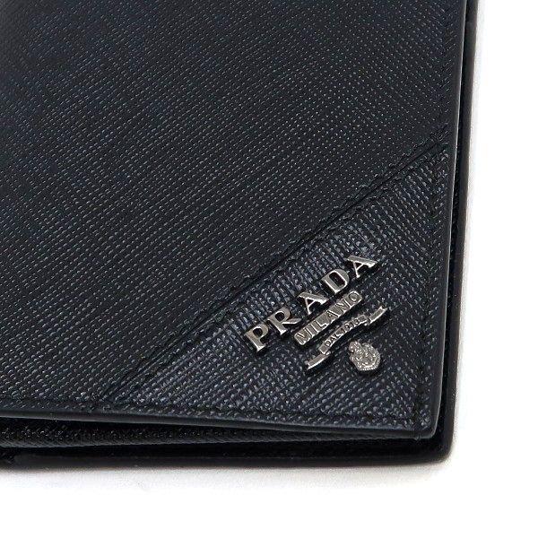 PRADA（プラダ） 長財布 サフィアーノレザー ブラック 黒 NERO ロゴ