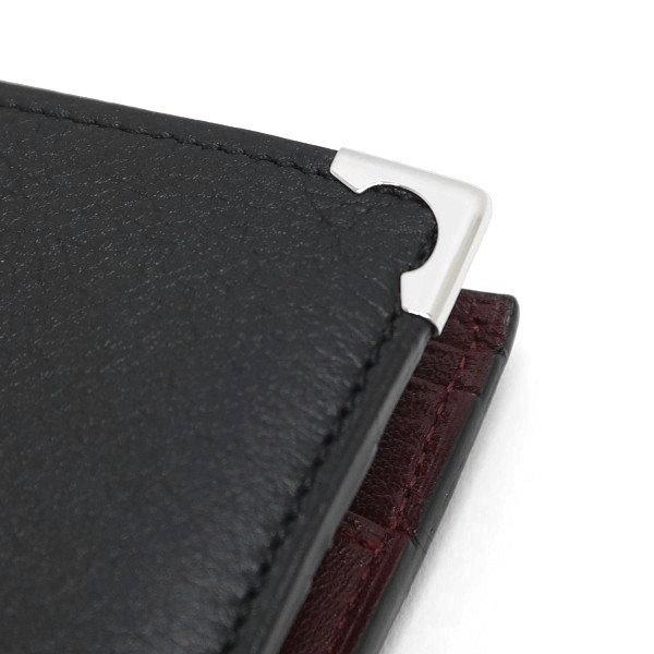 Cartier カルティエ 2つ折り財布 小銭入れ付き マストライン  